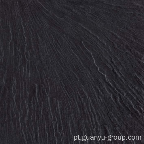 Pedra preta superfície rústica porcelanato